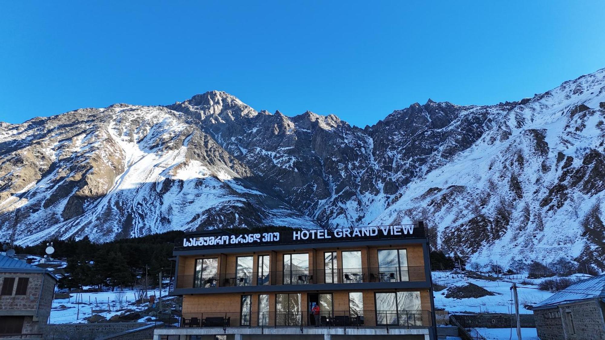 Kazbegi Hotel Grand View Extérieur photo